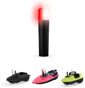 15 Hours Life Portable RC Fishing Bait Boat Magnetic Navigation Light, Rechargeable and IP 67 Waterproof Night Light for Fishing Bait Boat