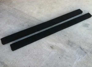(2) 7' Black PermaBunk Boards - Marine Trailer Runners - 2x4 - HDPE - NO Rot