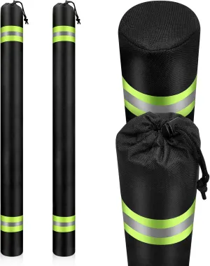 2 Pcs Boat Trailer Guide Pole Pad and Cover Heavy Duty 600d Oxford Cloth Boat Guide Poles Cover Boat Trailer Pads for Guides Guide Pole Covers
