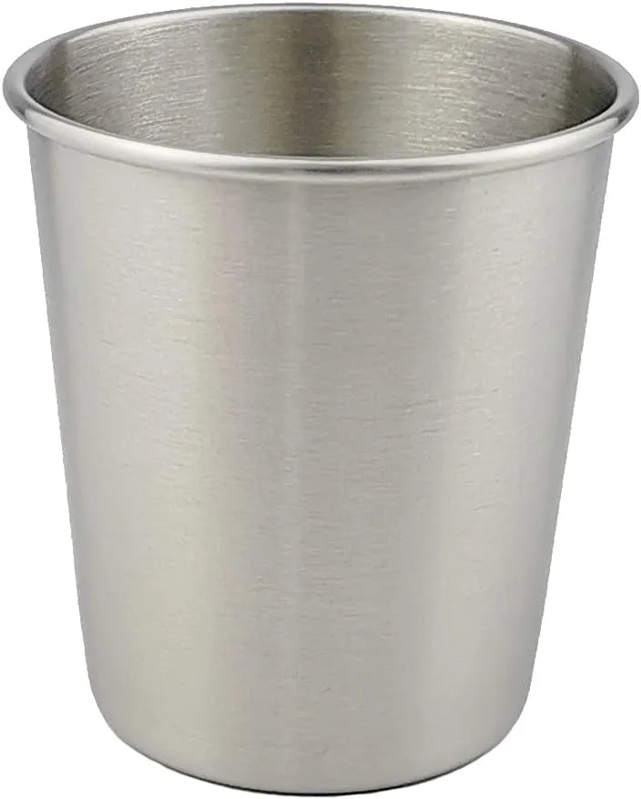 200ML Outdoor Portable Milk Mug Beer Mug 304 Stainless Steel Water Cup(6PCS)