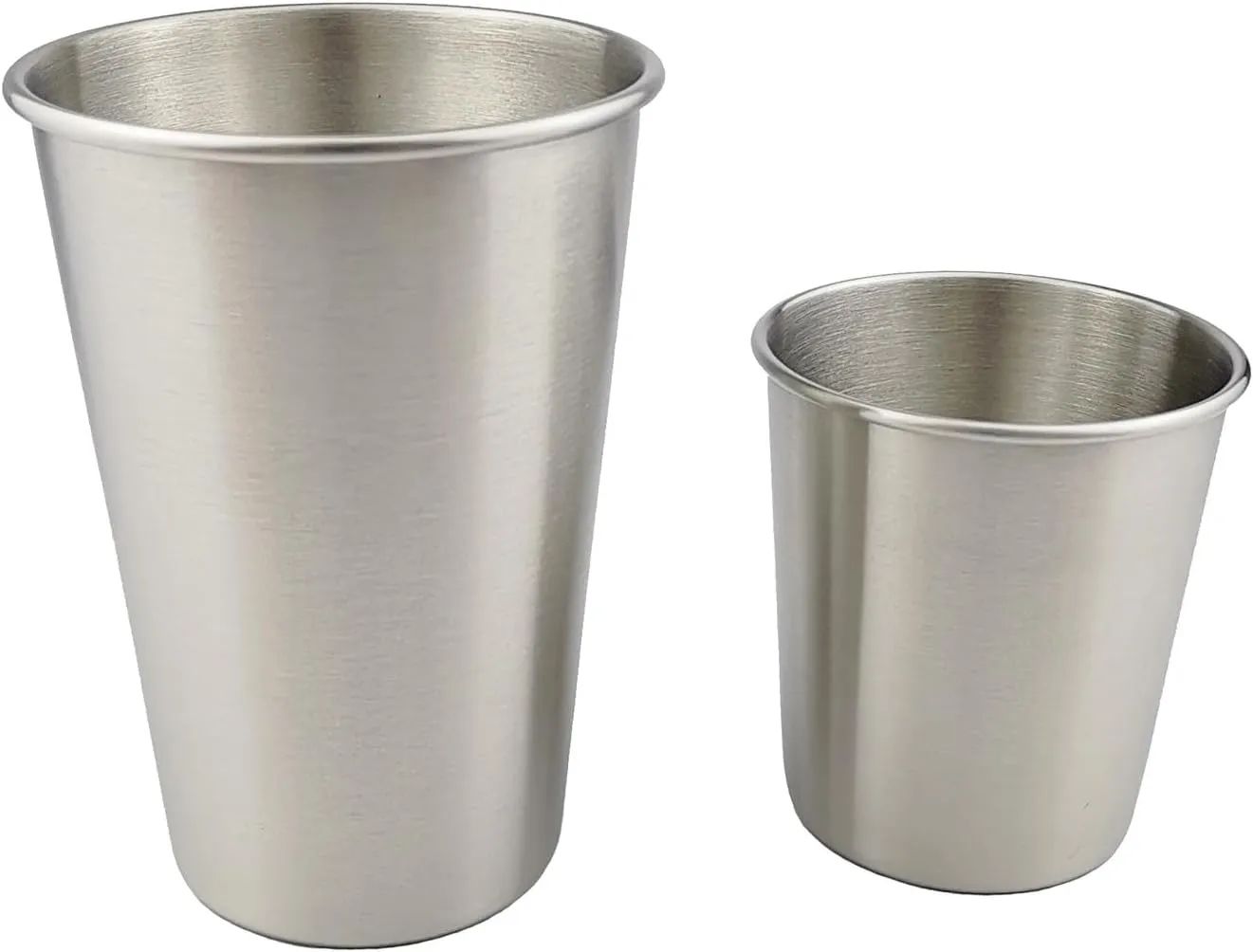 200ML Outdoor Portable Milk Mug Beer Mug 304 Stainless Steel Water Cup(6PCS)