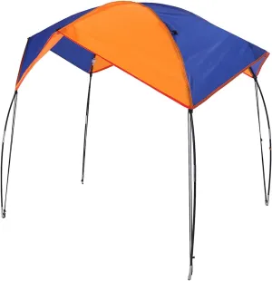 2‑4 Persons Kayak Awning Canopy,Boat Sun Shade Shelter Sailboat Awning Cover for Camping Fishing