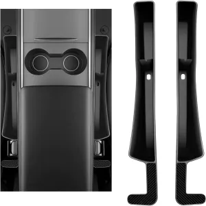 2PCS Car Seat Gap Filler, Automotive Seat Organizer Fill The Gap Between Seat and Console, Universal Car Gap Seat Storage for Phone Wallets and Keys, Car Accessories (Black)