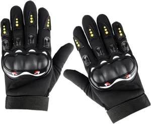 2xSkateboard Gloves Longboard Protective Slide Turning Gloves, 21cm, Black