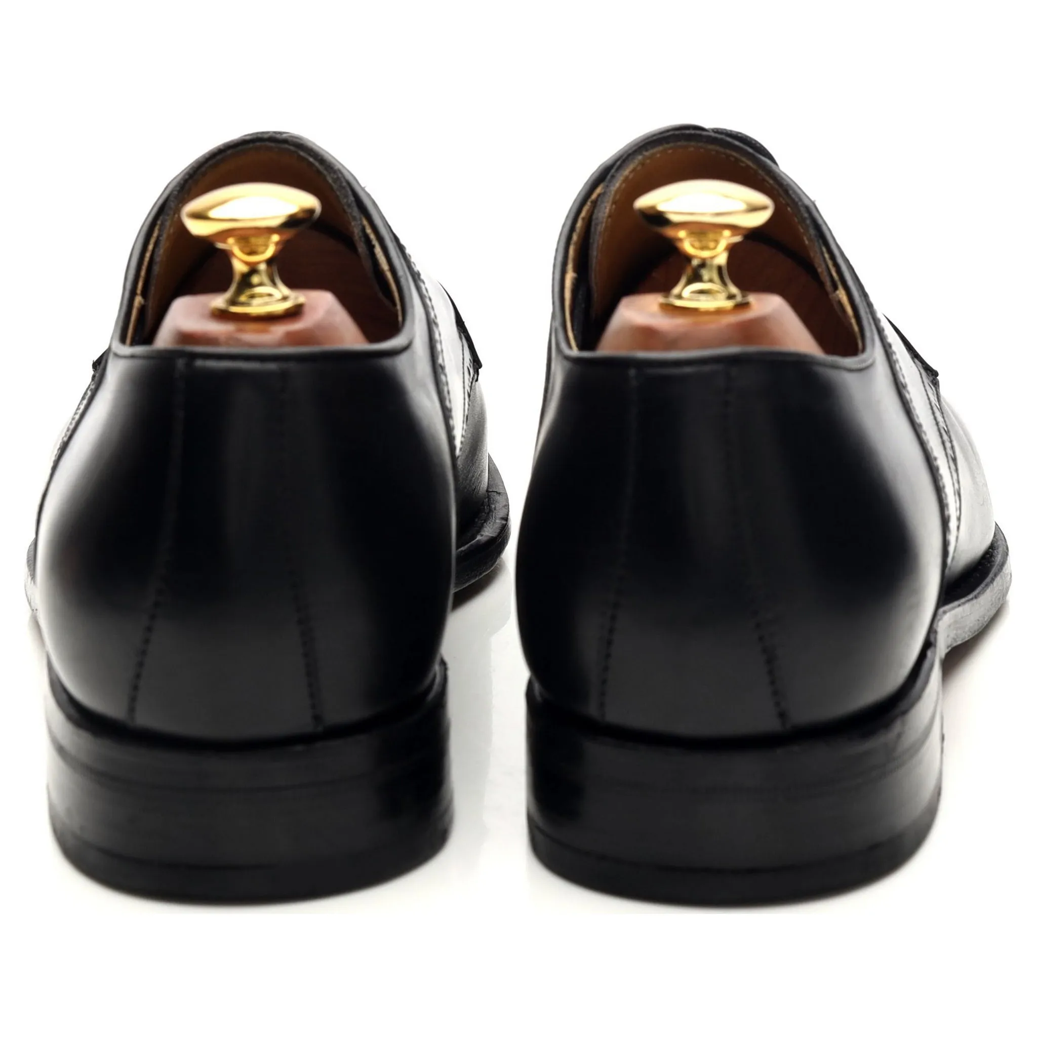 '3796' Black Leather Derby UK 9