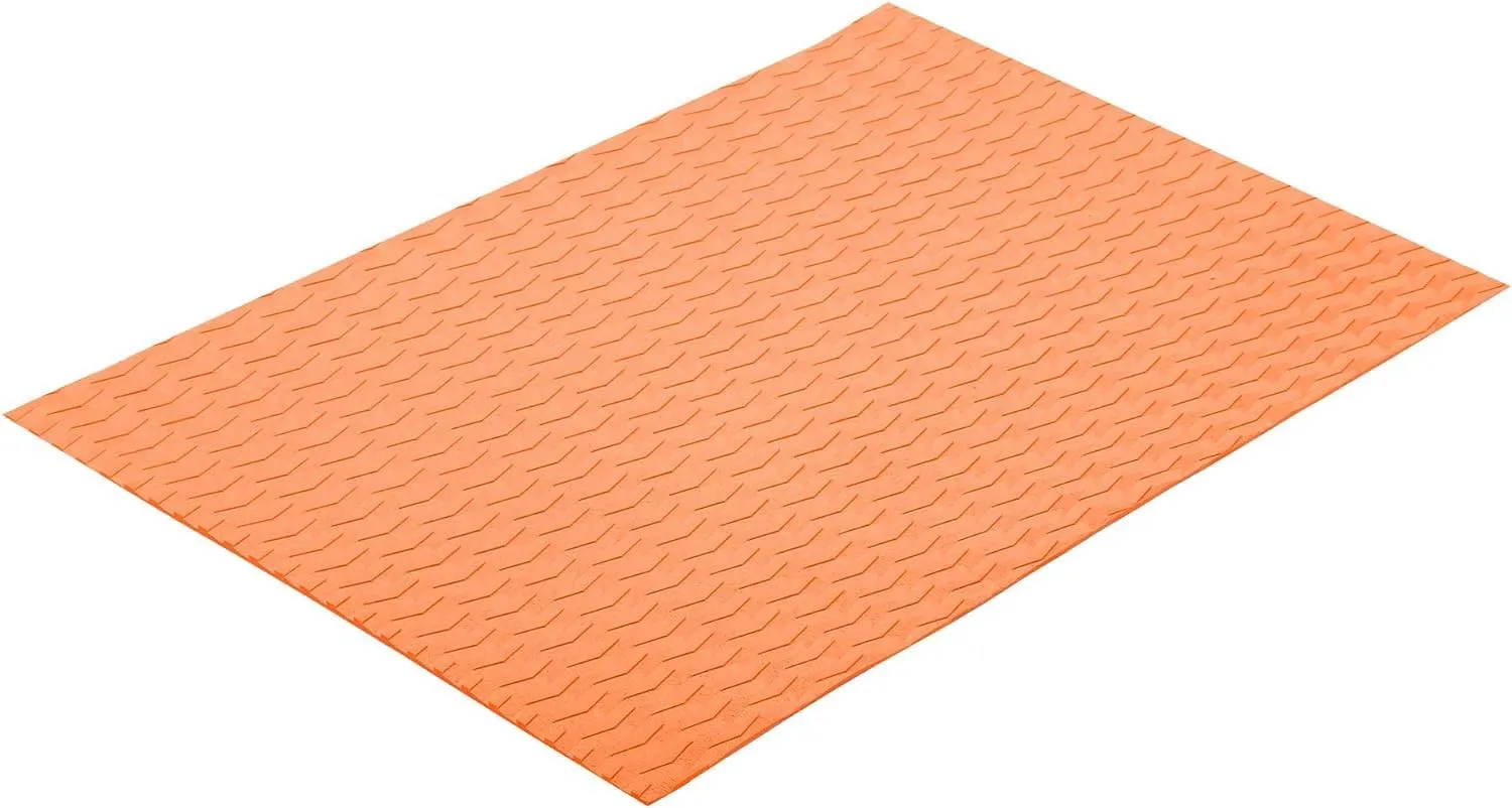 Abahub Non-Slip Traction Pad 1/2 Pieces Deck Grip Mat 30in x 20in Trimmable EVA Sheet 3M Adhesive for Boat Kayak Skimboard Surfboard SUP Black/Gray/White/Green/Navy Blue/Orange