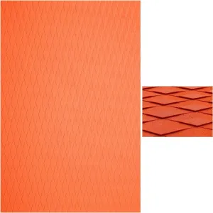 Abahub Non-Slip Traction Pad 1/2 Pieces Deck Grip Mat 30in x 20in Trimmable EVA Sheet 3M Adhesive for Boat Kayak Skimboard Surfboard SUP Black/Gray/White/Green/Navy Blue/Orange