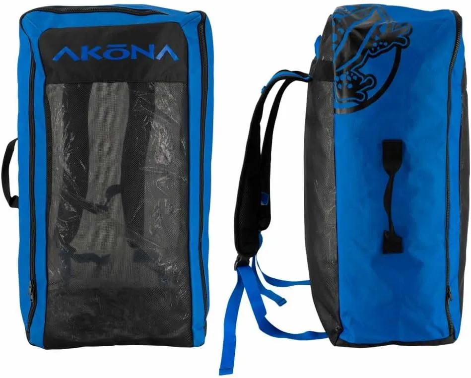AKONA Azul Mesh Backpack: 65L, Holds full set of Scuba Equipment with Full Top Zipper Access
