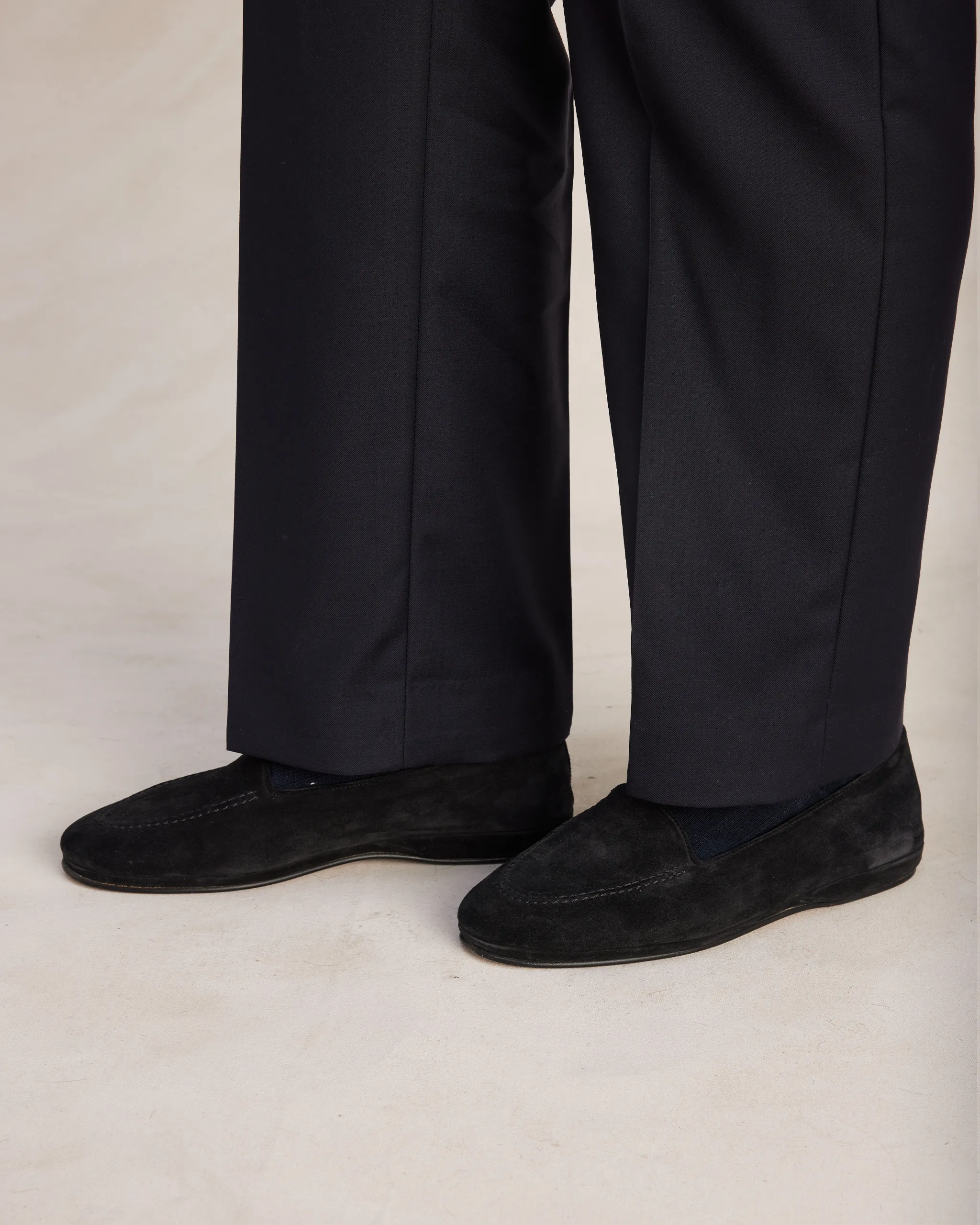 Alfresco Loafer - Black Suede