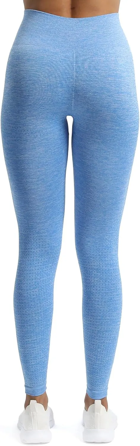 Aoxjox Women's High Waist Workout Gym Vital Seamless Leggings Yoga Pants
