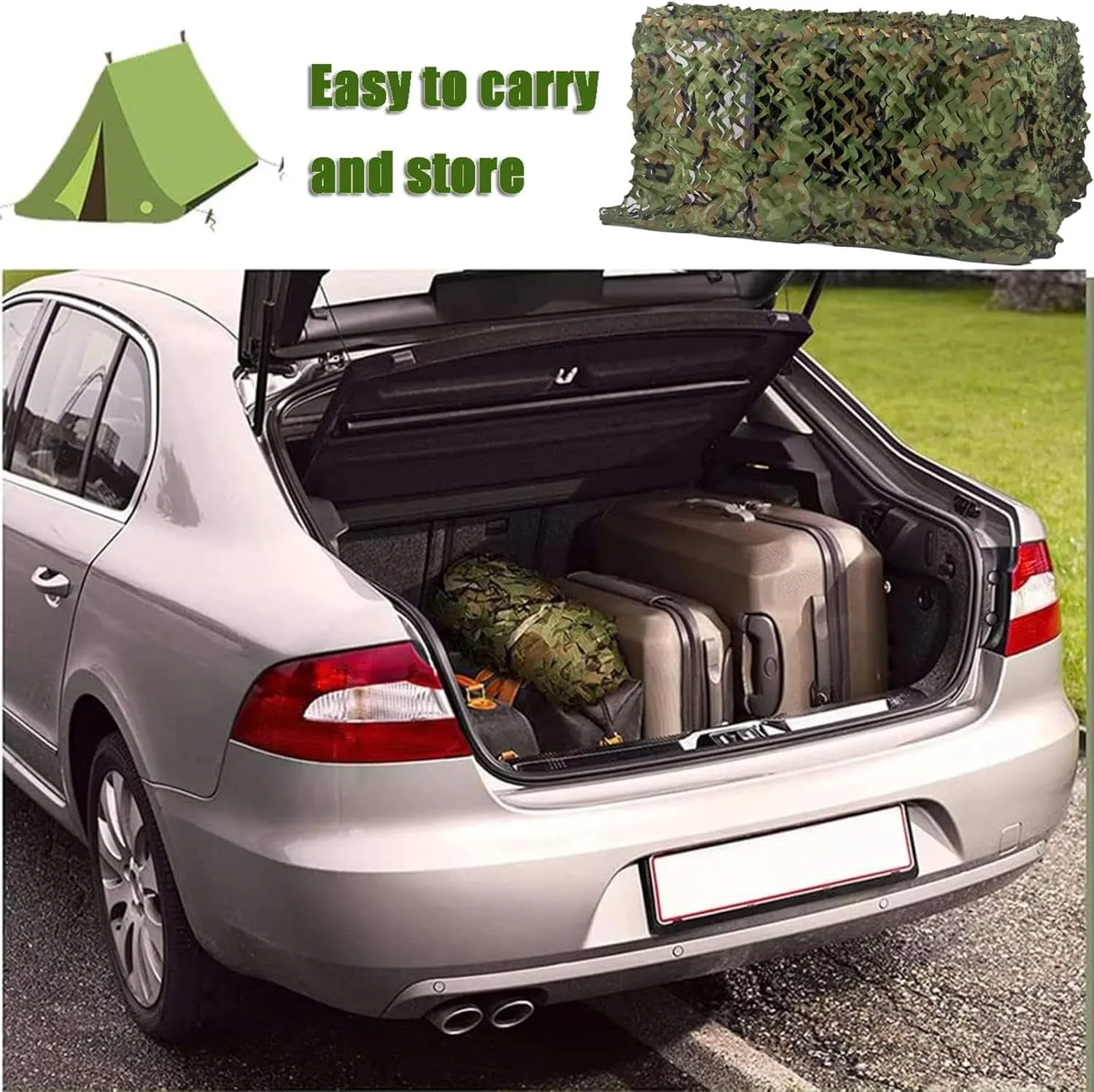 Army Camo Nets,Camouflage Netting,Military Anti-UV Net,Oxford Fabric Sunshade Net,for Sunshade Hunting Shooting Recreational Camping (Size Customization),10x10m(32.8 * 32.8ft)-A
