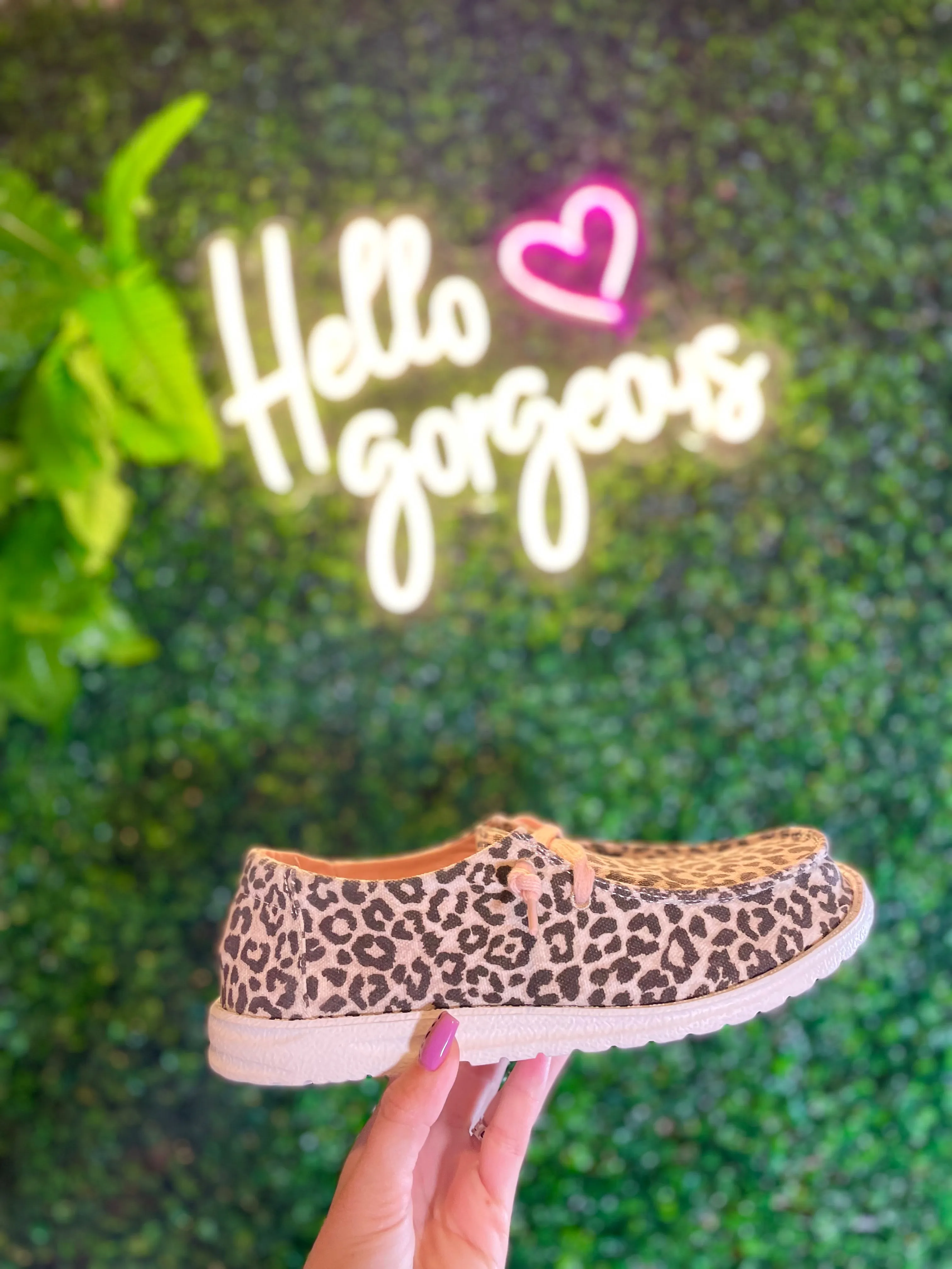 Baby Pink, Cream & Leopard Hey Girls