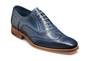 Barker Spencer - Navy/Grey Hand Painted