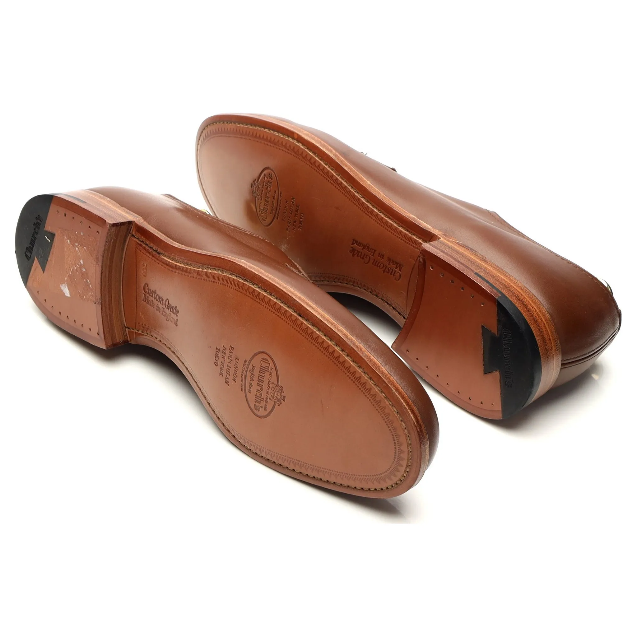'Barkson' Brown Leather Derby UK 10 F