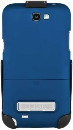 BD2-HR3SSGT2K-RB SURFACE Case with Metal Kickstand and Holster Combo for Samsung Galaxy Note 2 - Retail Packaging - Royal Blue