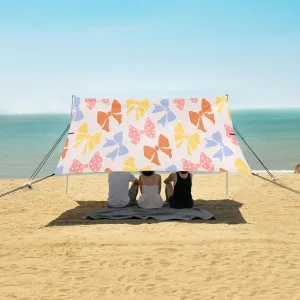 Beach Shade Tent with UPF50  UV Protection, Bows Lightweight Camping Sun Shelter for Outdoor,Camping Trips, Fishing, Backyard,Picnics,Easy Set Up and Carry 9x10.5 FT