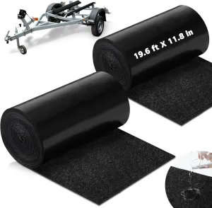 Black Boat Trailer Bunk Carpet Water Proof Bunk Carpet Marine Boat Bunk Carpet Outdoor Boat Trailer Bunk Covers Trailer Boat Bunk Padding for Boats Trailers