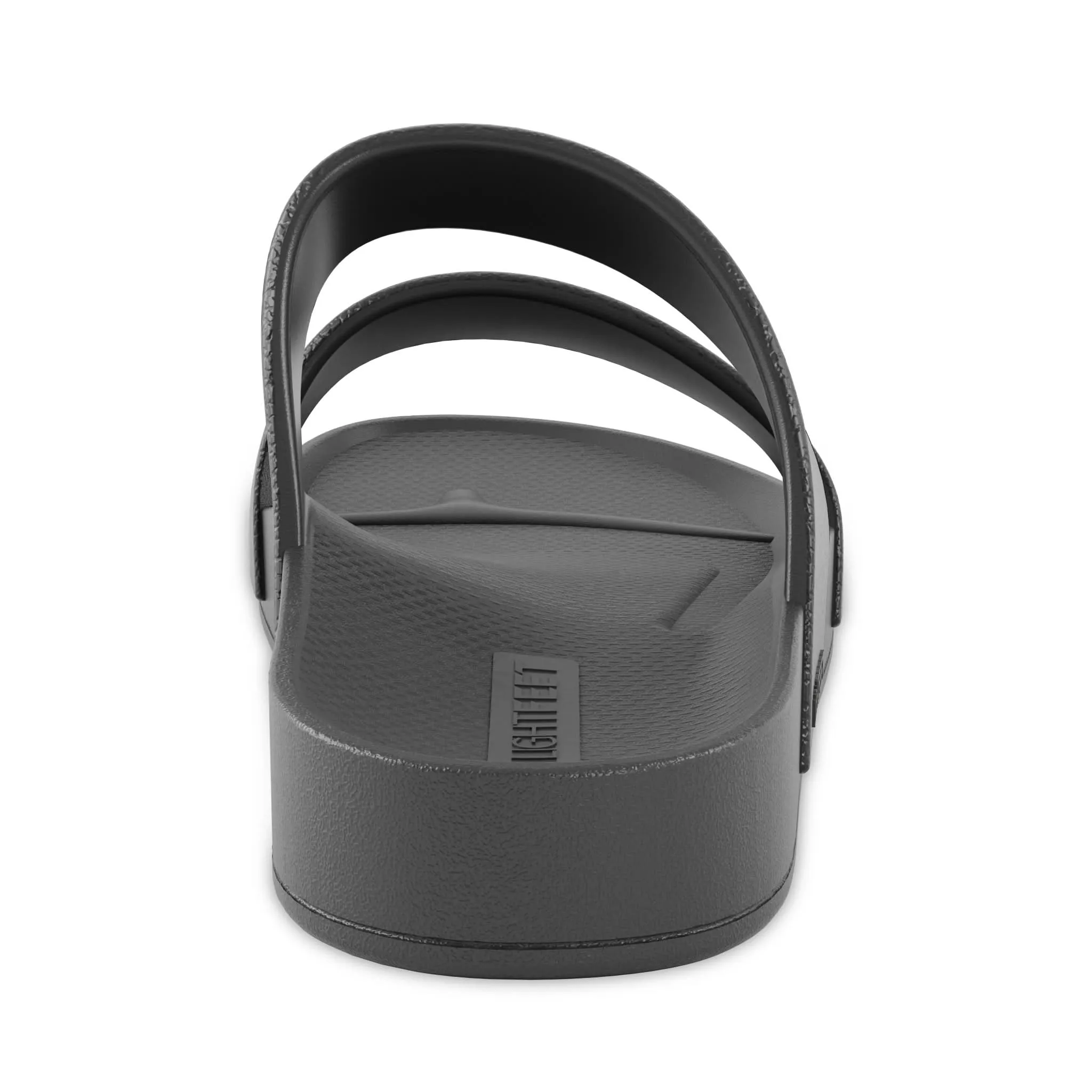 Black - Double Strap Slides