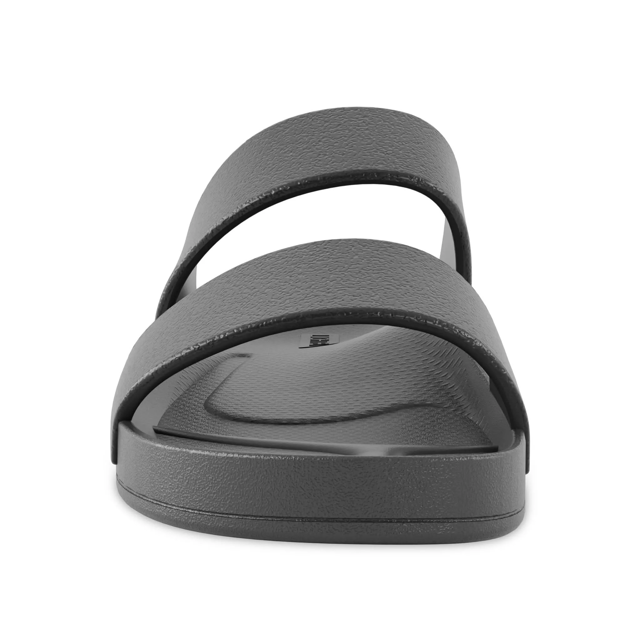 Black - Double Strap Slides
