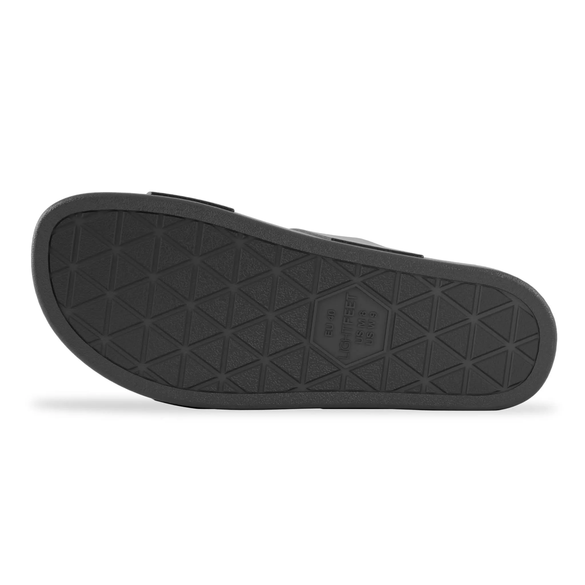 Black - Double Strap Slides