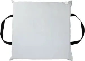 BLUESTORM Throwable Cushion | US Coast Guard (USCG) Approved Type 4 Basic Foam Cushion Preserver (White)