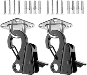Boat Anchor Hook Marine Hook Loop,Stainless Steel Anchor Hook,Boat Anchor Hook Sliding Hook,Knotless Anchor,Boat Anchor Hook Clip for Speedboats,3/8"-5/8" Rope