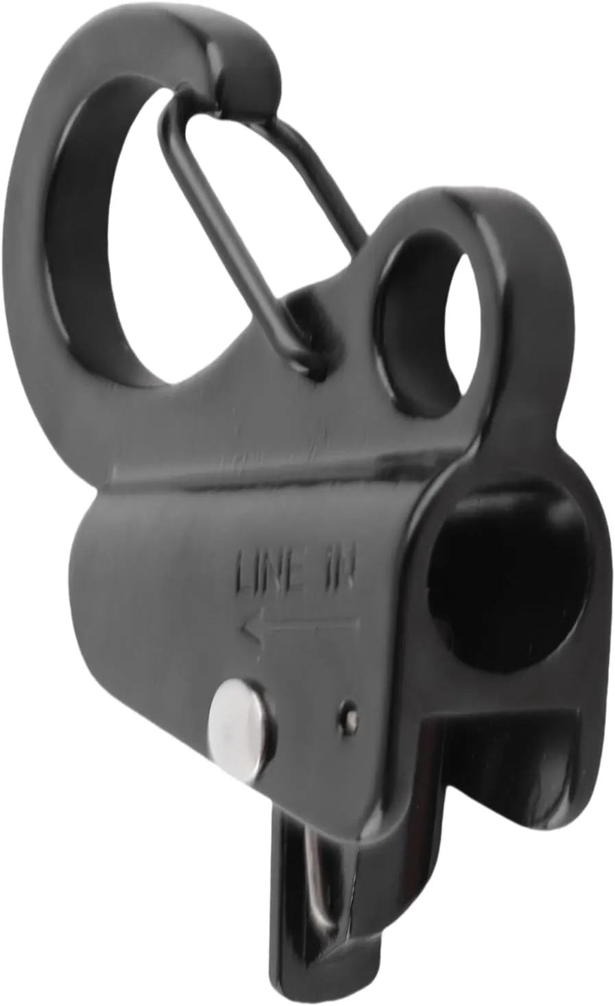 Boat Anchor Hook, Stainless Steel for 3/8in‑5/8in Rope,Quick Release Tie Down, 8000lb Load, 3/4in Opening Adjust Position Easily with Sand Spike for Anchoring Boats, Pontoons,