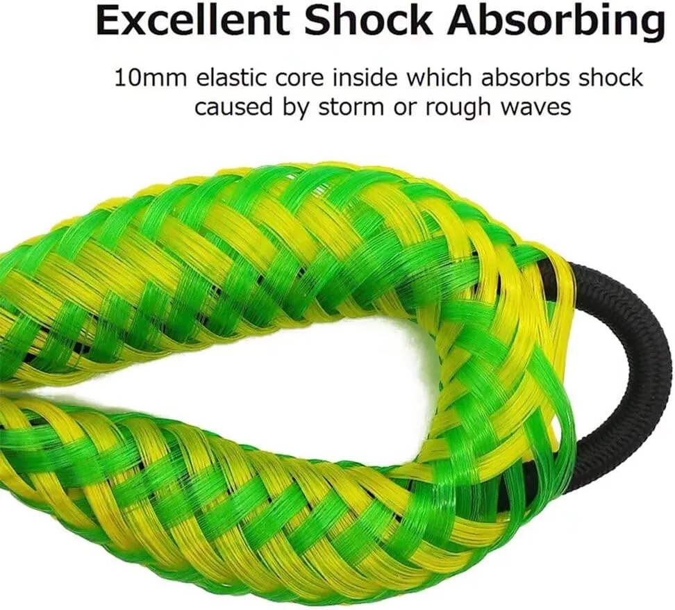 Boat Dock Line (3 Feet), Mooring Bungee Rope for Boat, Boat Accessories, Ideal for Jet Ski, SeaDoo, Kayak, Pontoon,Power Boat WaveRunner, Boating Gifts, 2 Pack