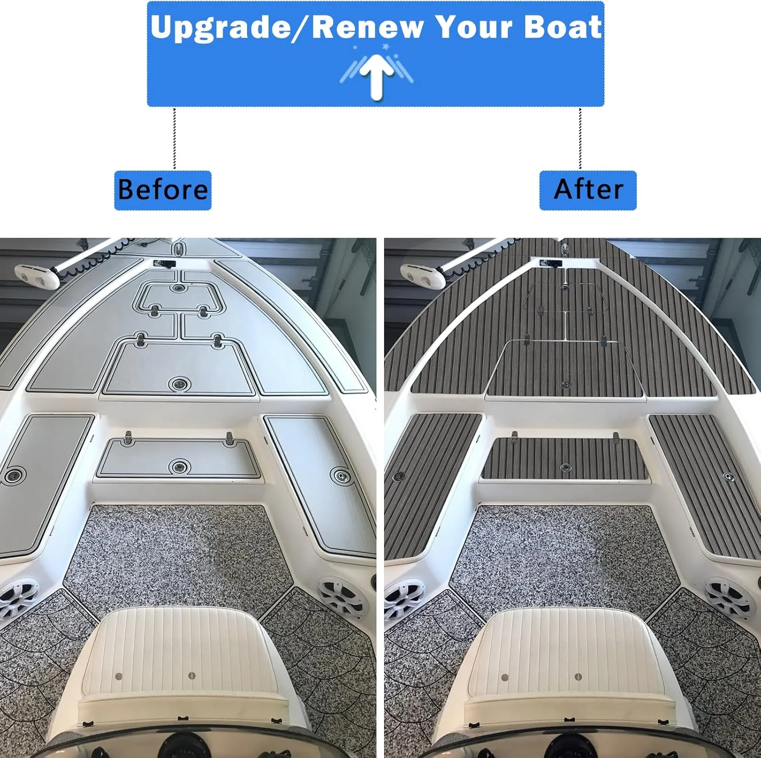 Boat Flooring EVA Foam Boat Decking Camo 94"x45"/35"/23" Non-Slip Boat Mat Self-Adhesive Foam Boat Deck Flooring Carpet Mat Rolls for Kayak Deck Boat Yacht Flooring Motorboat