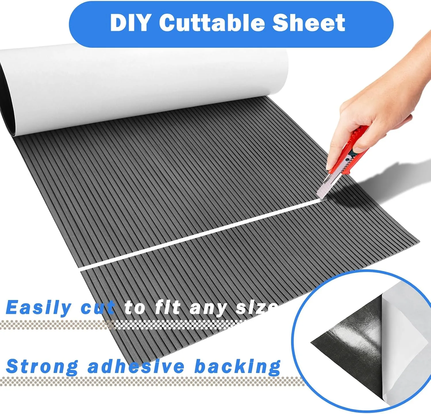 Boat Flooring EVA Foam Boat Decking Camo 94"x45"/35"/23" Non-Slip Boat Mat Self-Adhesive Foam Boat Deck Flooring Carpet Mat Rolls for Kayak Deck Boat Yacht Flooring Motorboat