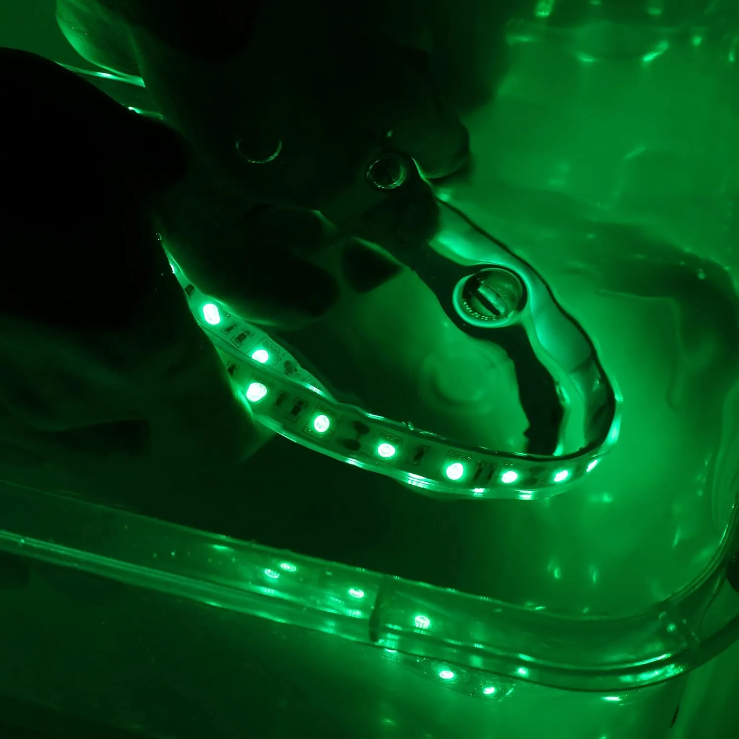 Boat Lights, Green LED Light Strip Underwater 12 Volt IP68 Waterproof Outdoor Lighting Products Boat Accessories Navigation Boat Lights Bow and Stern Led for Pontoon Kayak Pool Fish Marine...