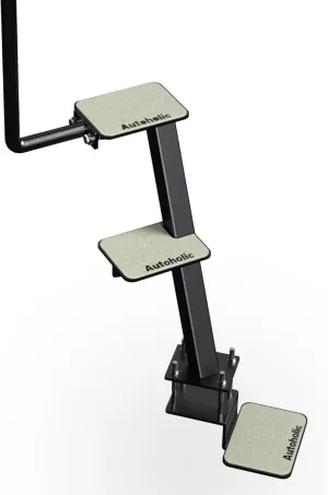 Boat Trailer Step 3 Step with Handle Non-Slip Step Fit for Trailer Tongue Safer Easier for People of All Ages Board Boat Trailer Stability Reduce Slip Glow in Dark Climbing Assist
