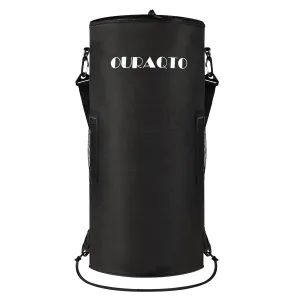 Boat Trash Can - 1200D 100% Odor & Leak Resistant Bag With 6 Clips and 2 Side Pockets, Reusable Garbage Can, Pontoon Accessories Compatible With 10-13 Gal