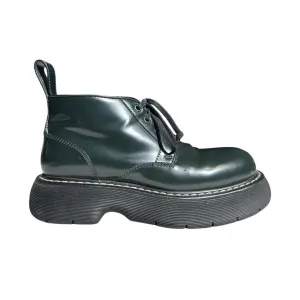 Bounce patent leather derby shoe
