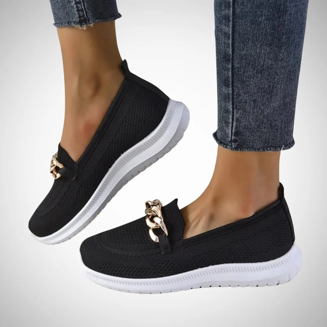 Brittany Slip-On Chain Loafers