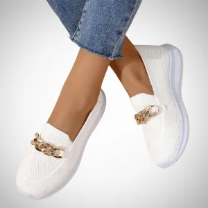 Brittany Slip-On Chain Loafers