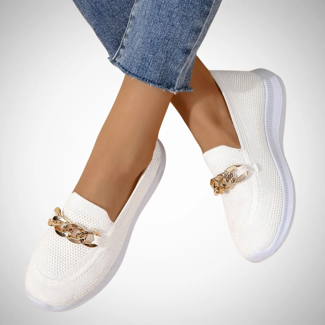 Brittany Slip-On Chain Loafers