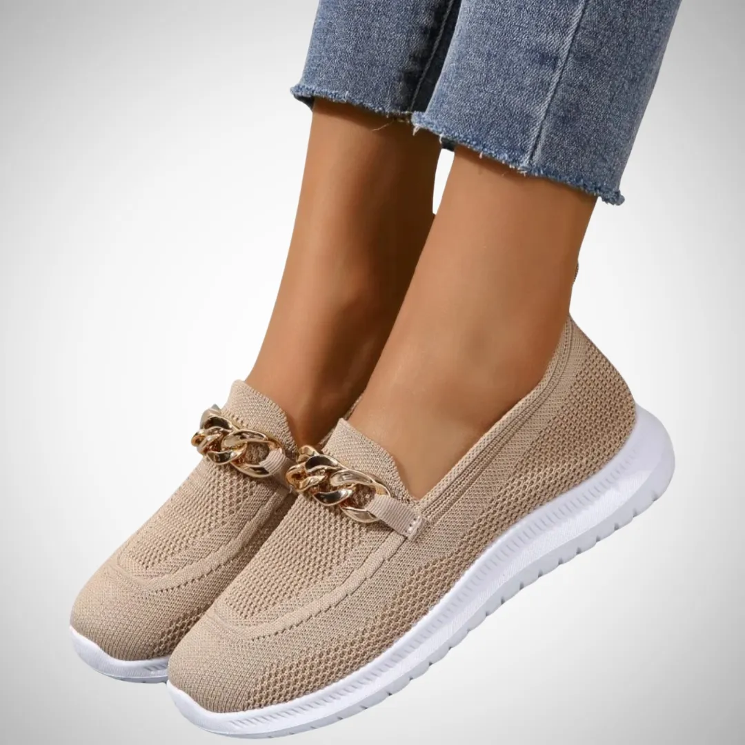 Brittany Slip-On Chain Loafers
