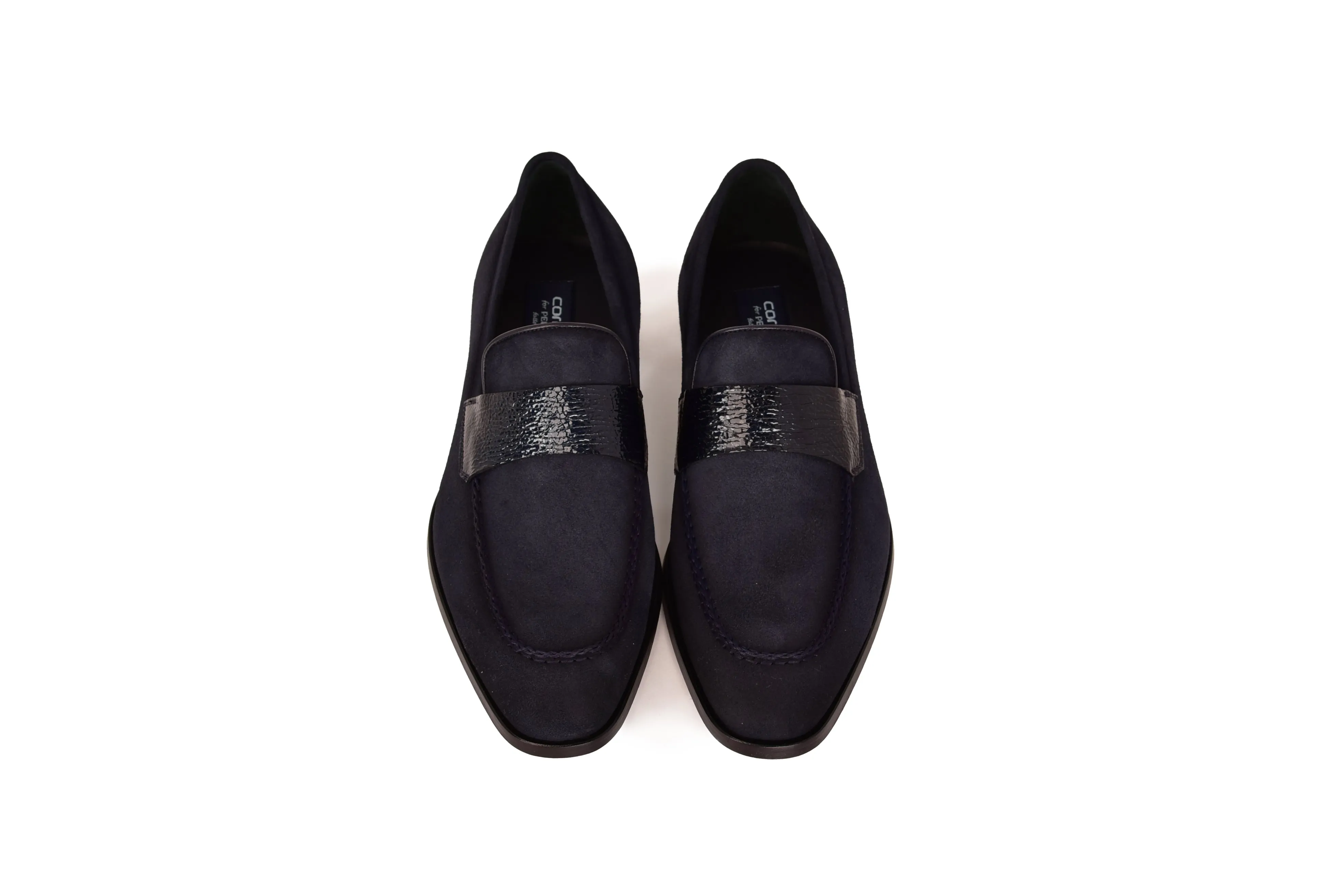 C000212- 7425S Loafer-Navy Suede
