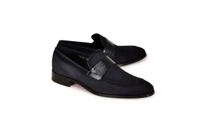 C000212- 7425S Loafer-Navy Suede