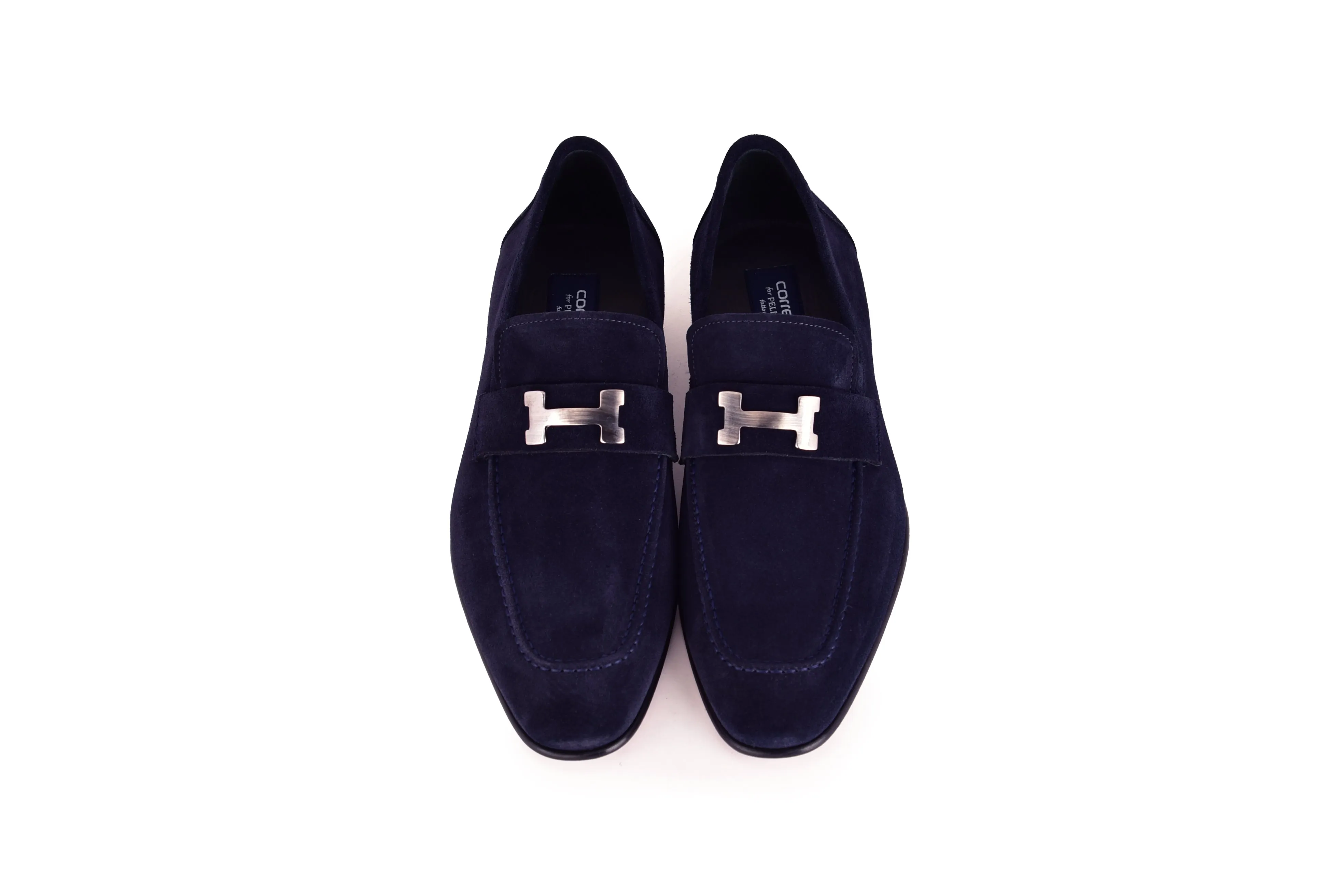 C02005 5760S- H Buckle Suede-Navy