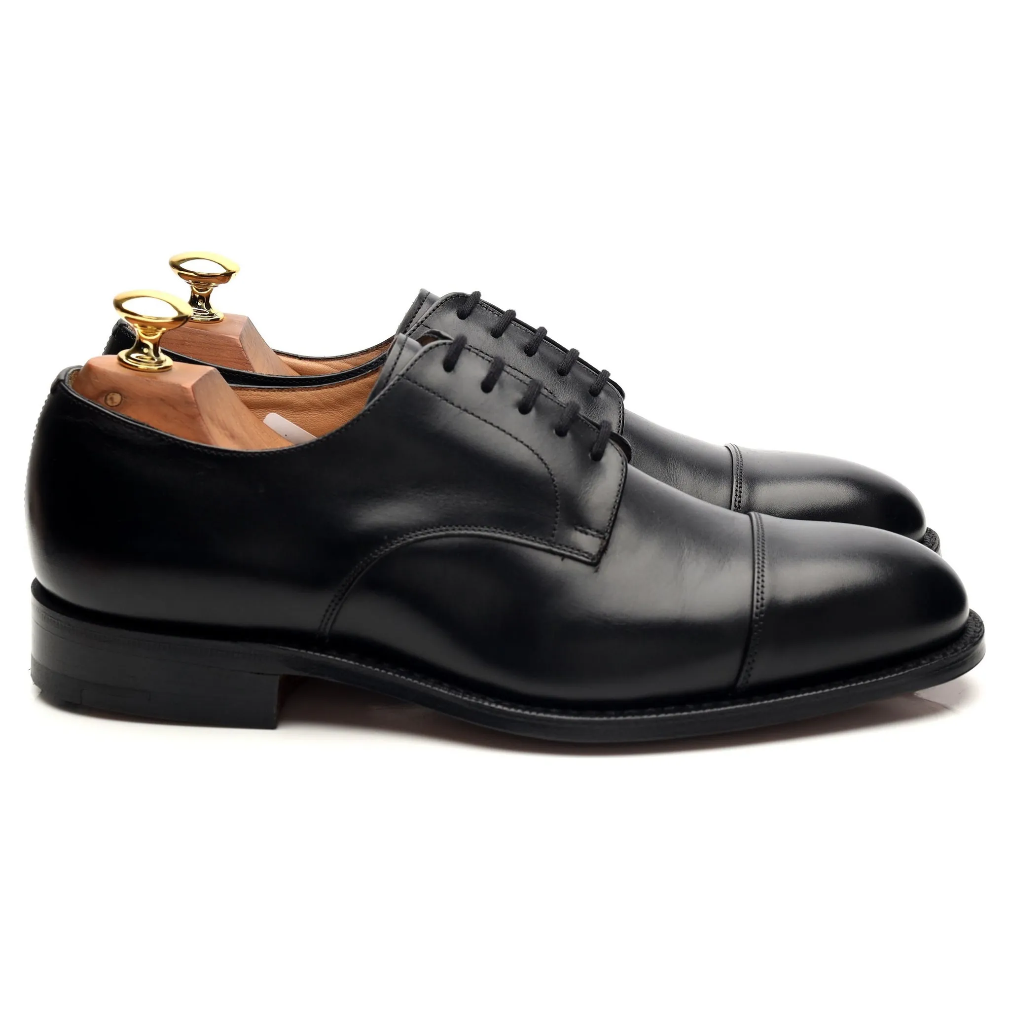 'Cartmel' Black Leather Derby UK 6 H