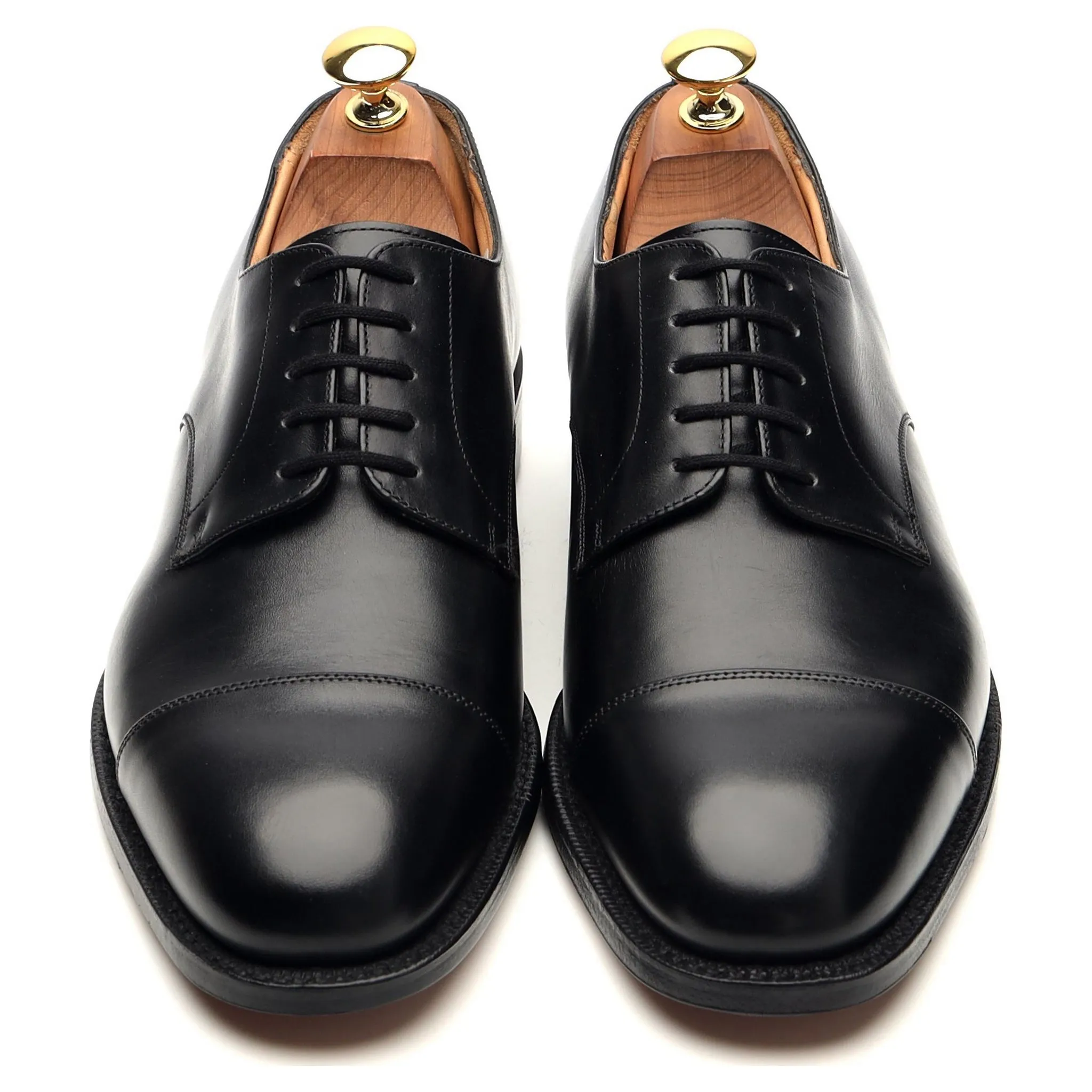 'Cartmel' Black Leather Derby UK 6 H
