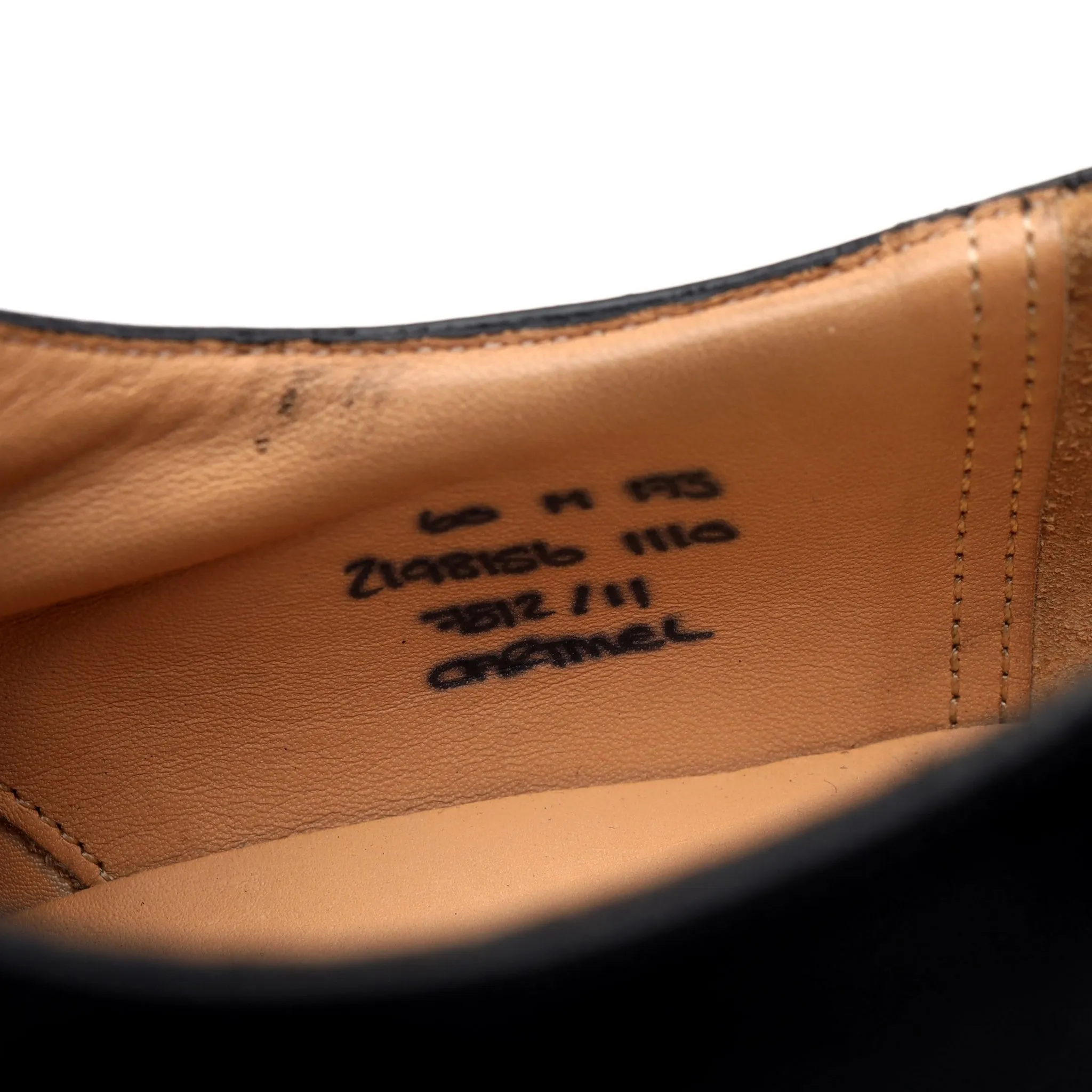 'Cartmel' Black Leather Derby UK 6 H