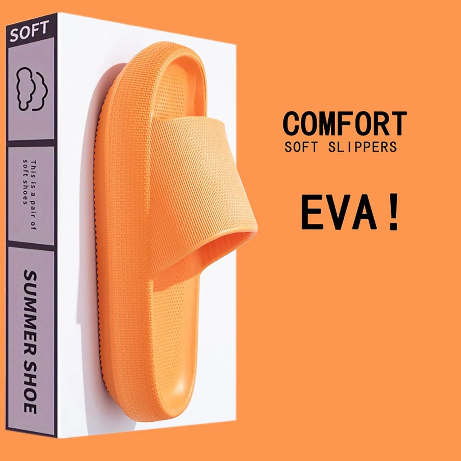 Cloud Slide Sandals for Women Men Ultra Comfort Recovery Pillow Slippers Soft Summer Beach Shoes with Low Arch Support