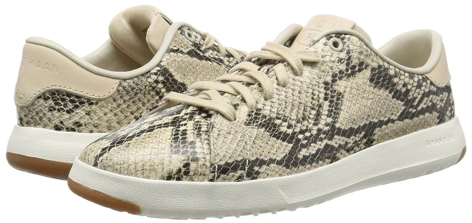 Cole Haan Women's GrandPrø Tennis Sneaker Roccia Snake Print W02894