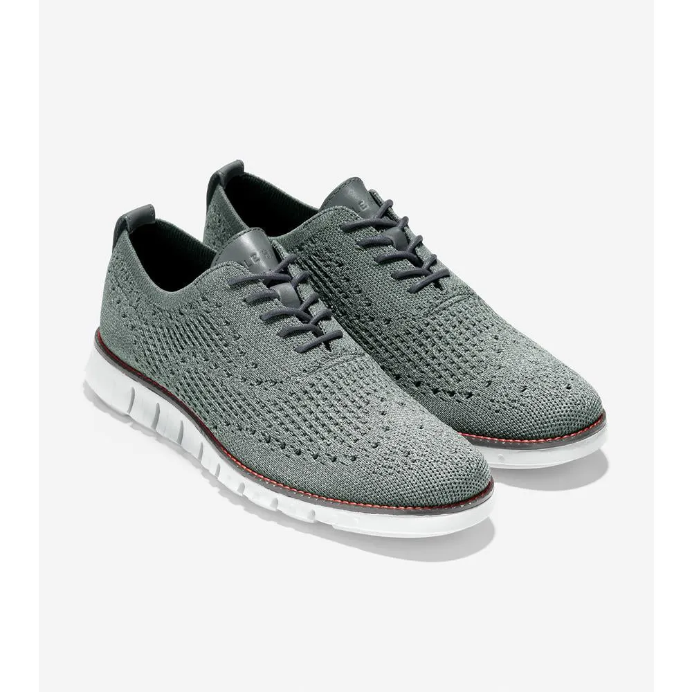 Cole Haan ZERØGRAND Stitchlite Oxford Sedona Sage - Grey Pinstripe
