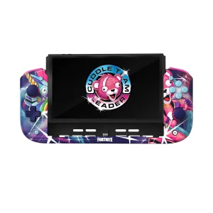 CRKD Nitro Deck - Professional Handheld Deck with Zero Stick Drift for Nintendo Switch and Switch OLED (Cuddle Team Leader Fortnite Edition)