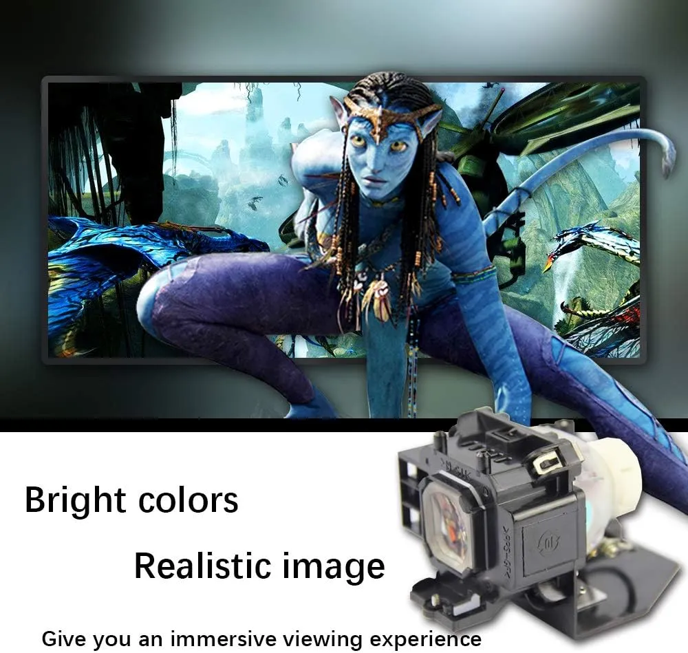 CTBAIER NP07LP/LV-LP31 Replacement Projector Lamp Bulb for NEC NP300 NP400 NP500 NP600 NP300A NP500W NP410W NP510W NP510 NP610SG NP500WS NP510WS Canon LV-7275/8300/7375/7370/7385/8310/8215