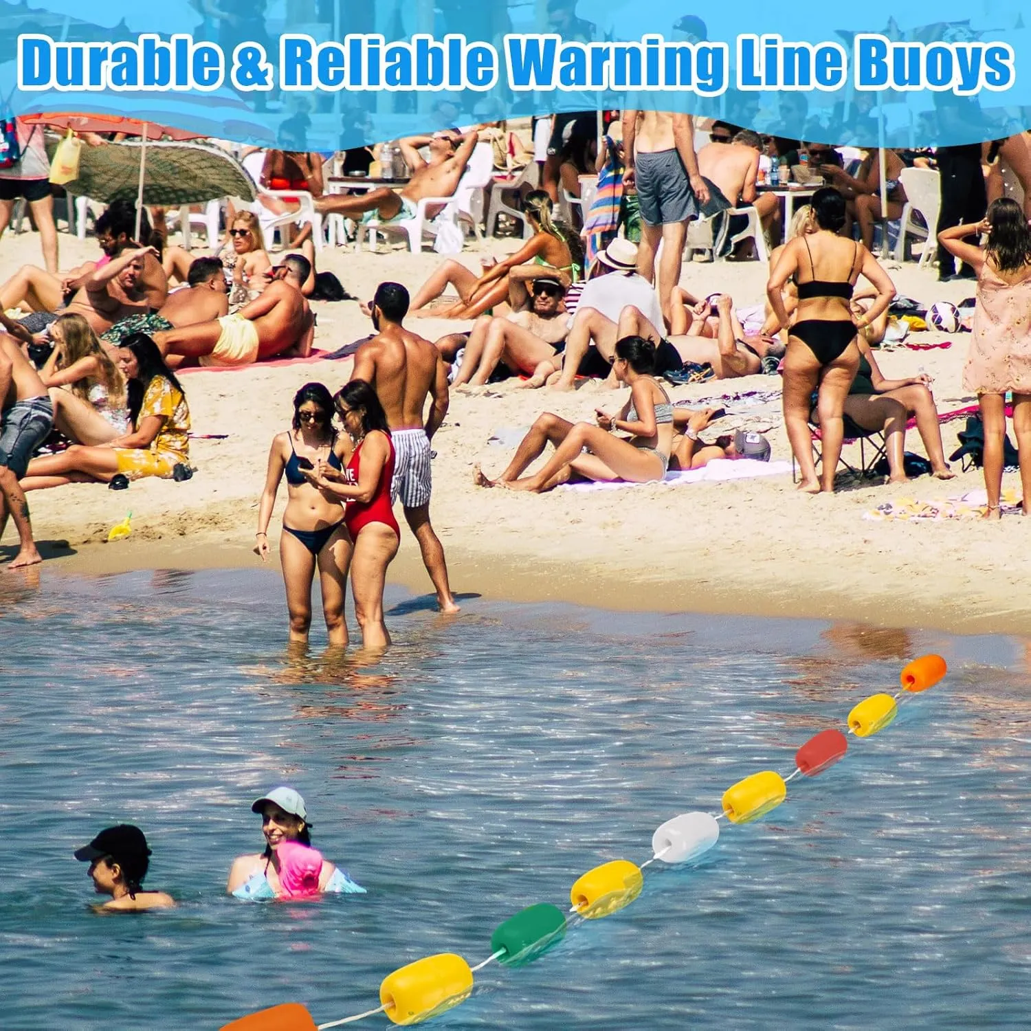 Deep Water Fishing Float 4.72 x 2.75'' Heavy Duty Pool Buoy Float Fishing Marker 0.78 Hole for Kayak Tow Line Anchor Marker Buoy Drift Sock Replace Pool Crabbing Dock